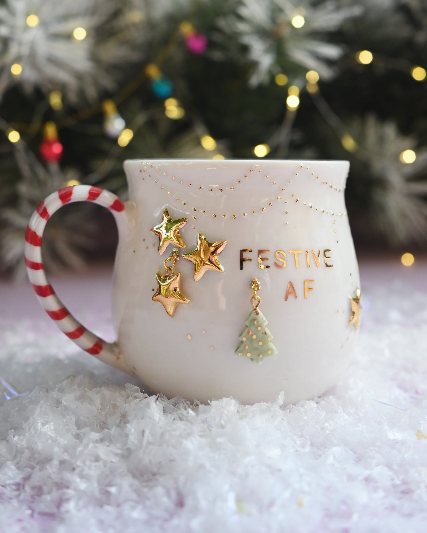 'FESTIVE AF' Christmas Mug