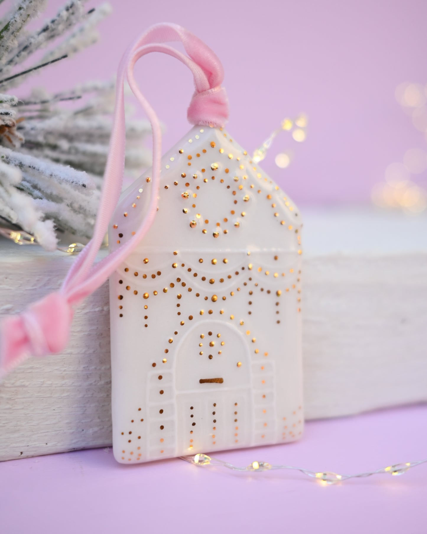 Christmas House Ornament