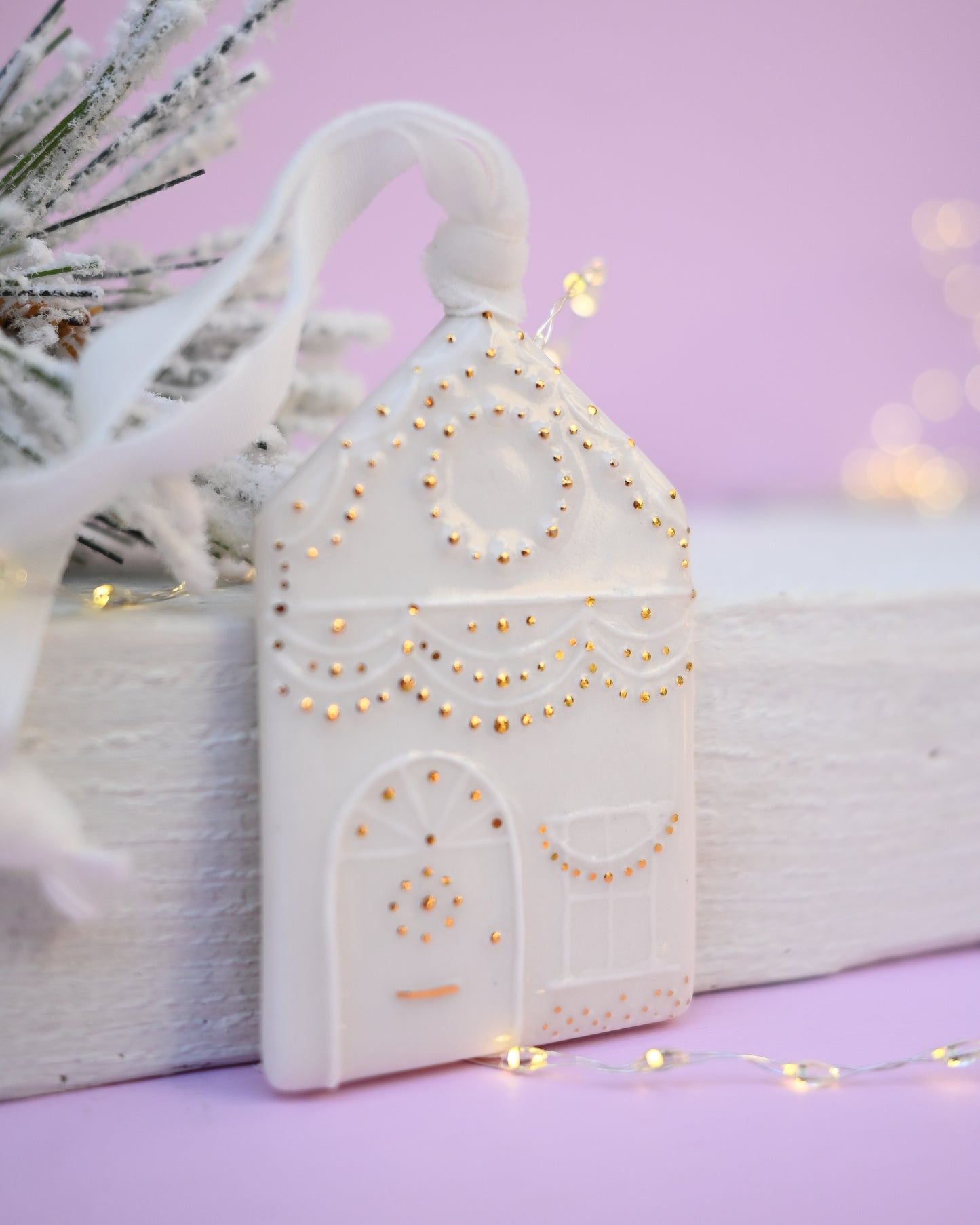 Christmas House Ornament