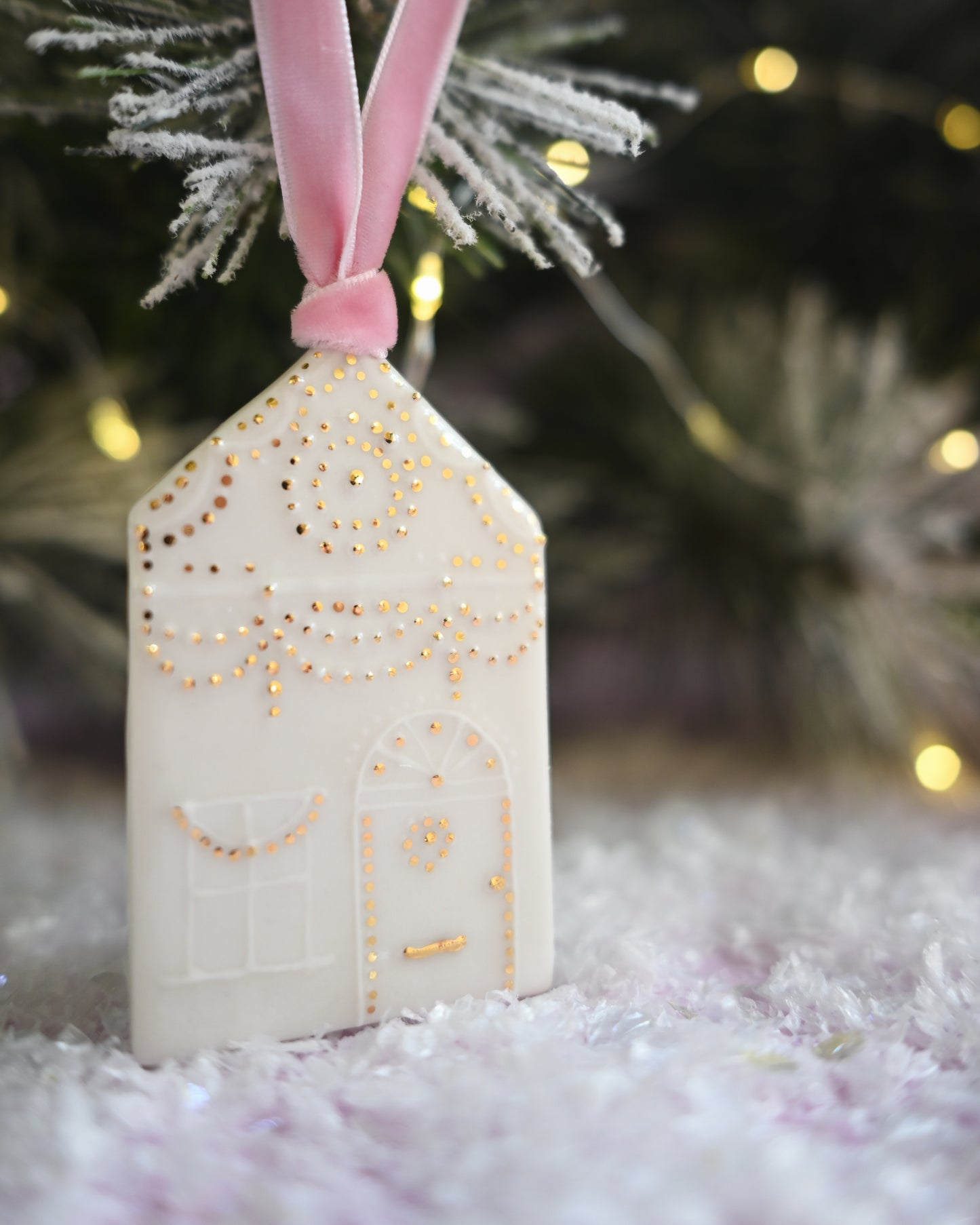 Christmas House Ornament