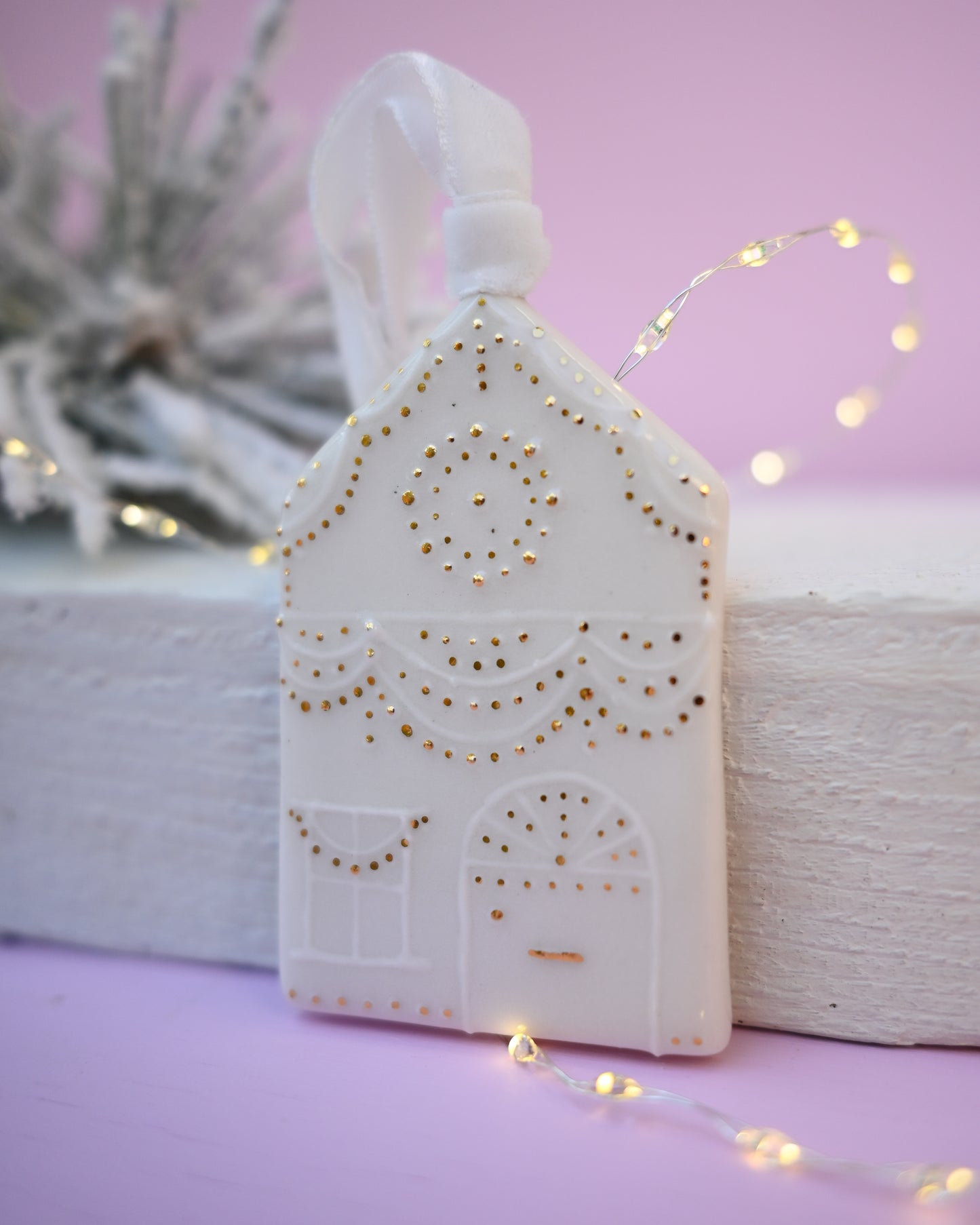 Christmas House Ornament