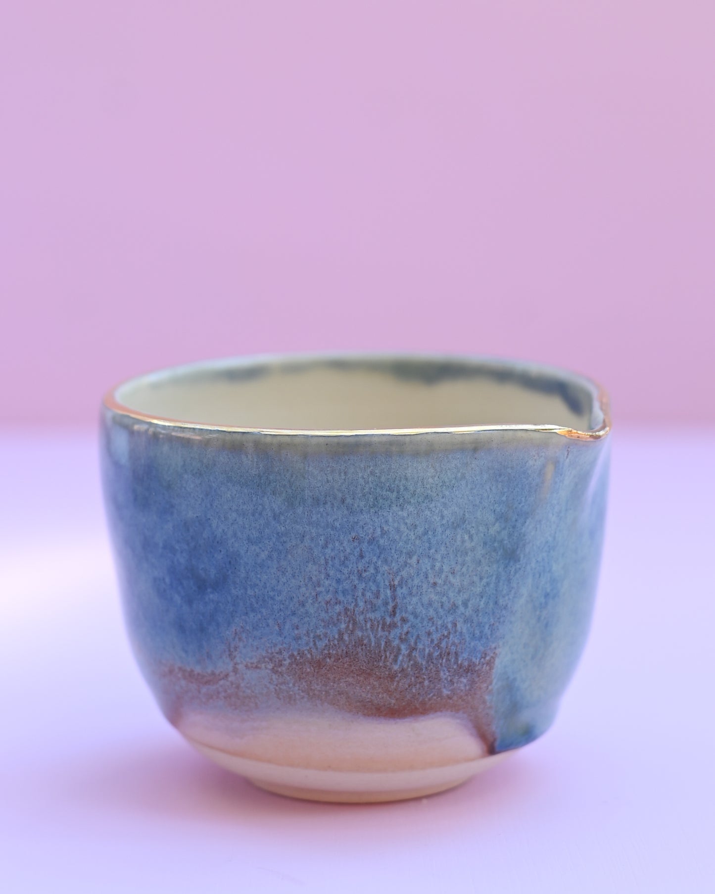 Mini Turquoise & Gold Mixing/Matcha Bowl