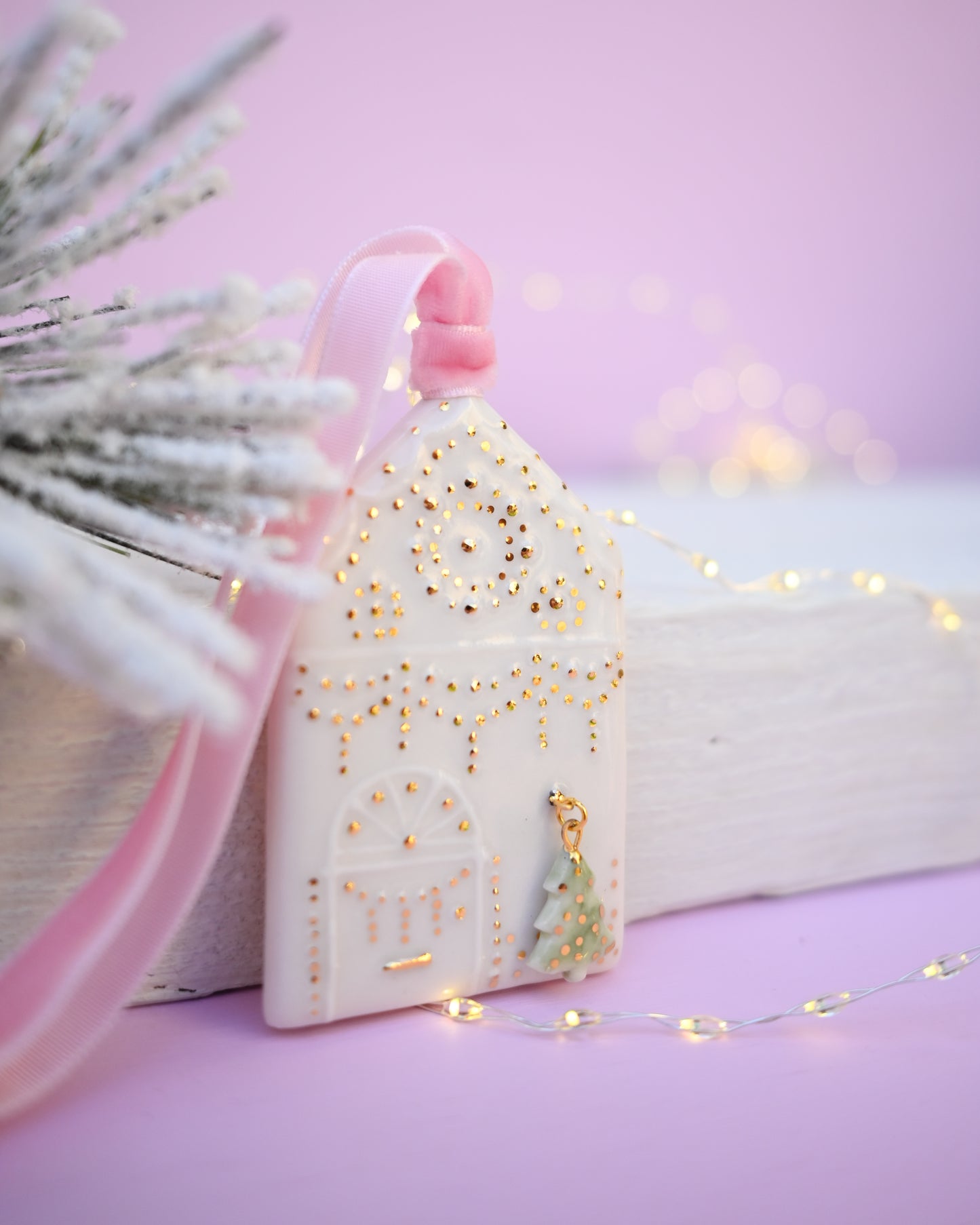 Pre-Order Christmas House & Tree Charm