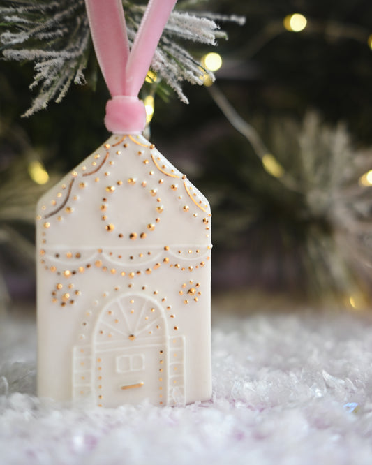 Christmas House Ornament