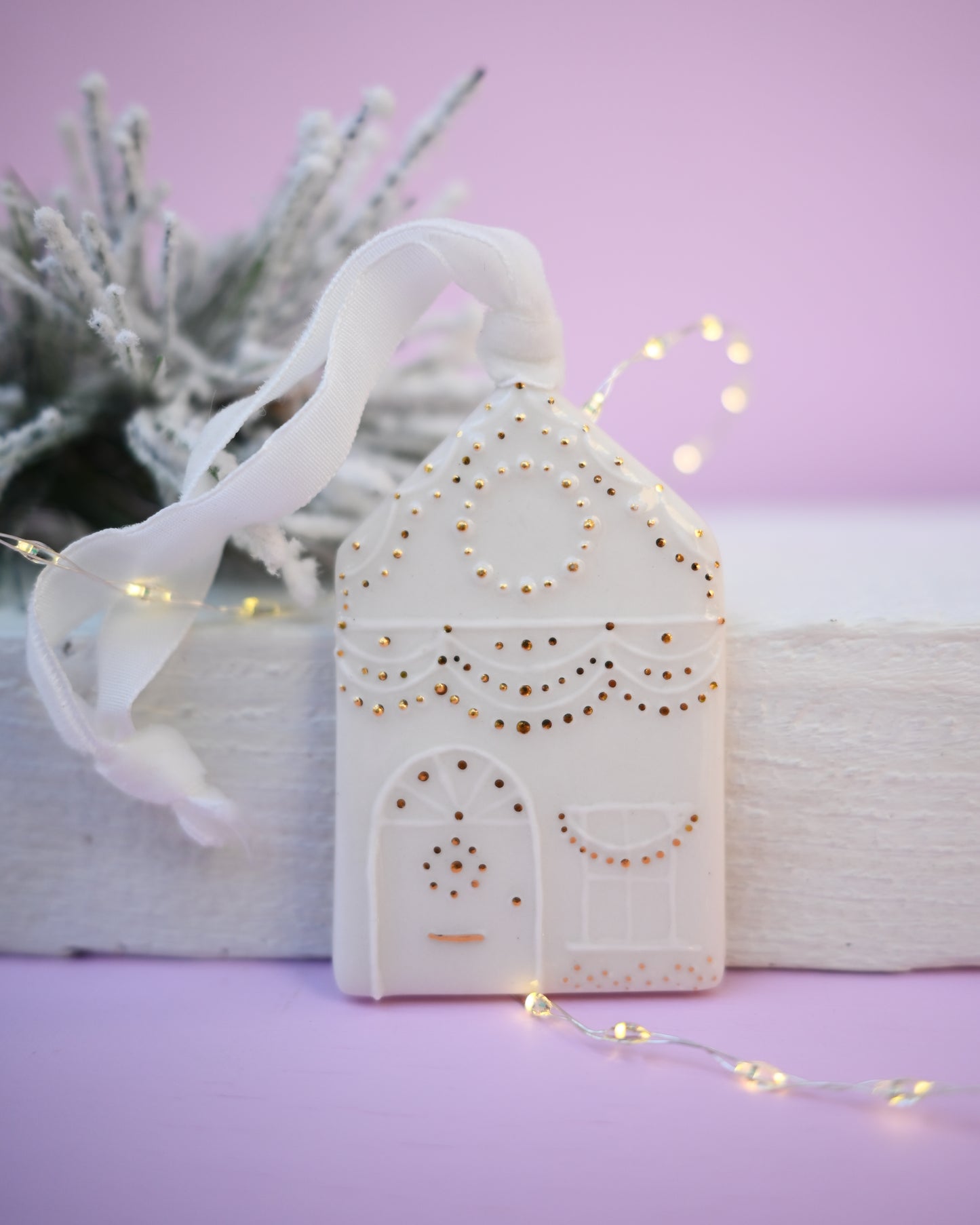 Christmas House Ornament