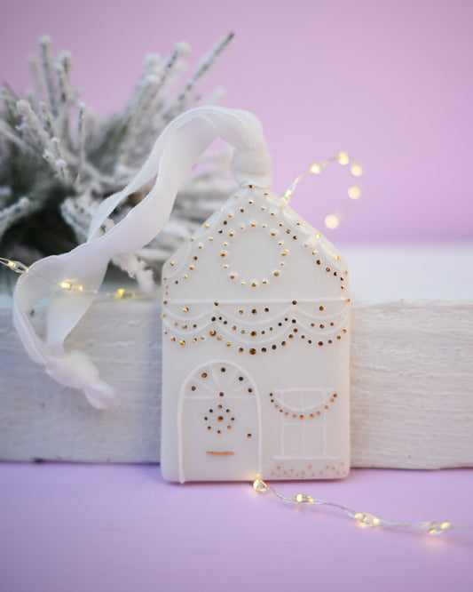 Christmas House Ornament