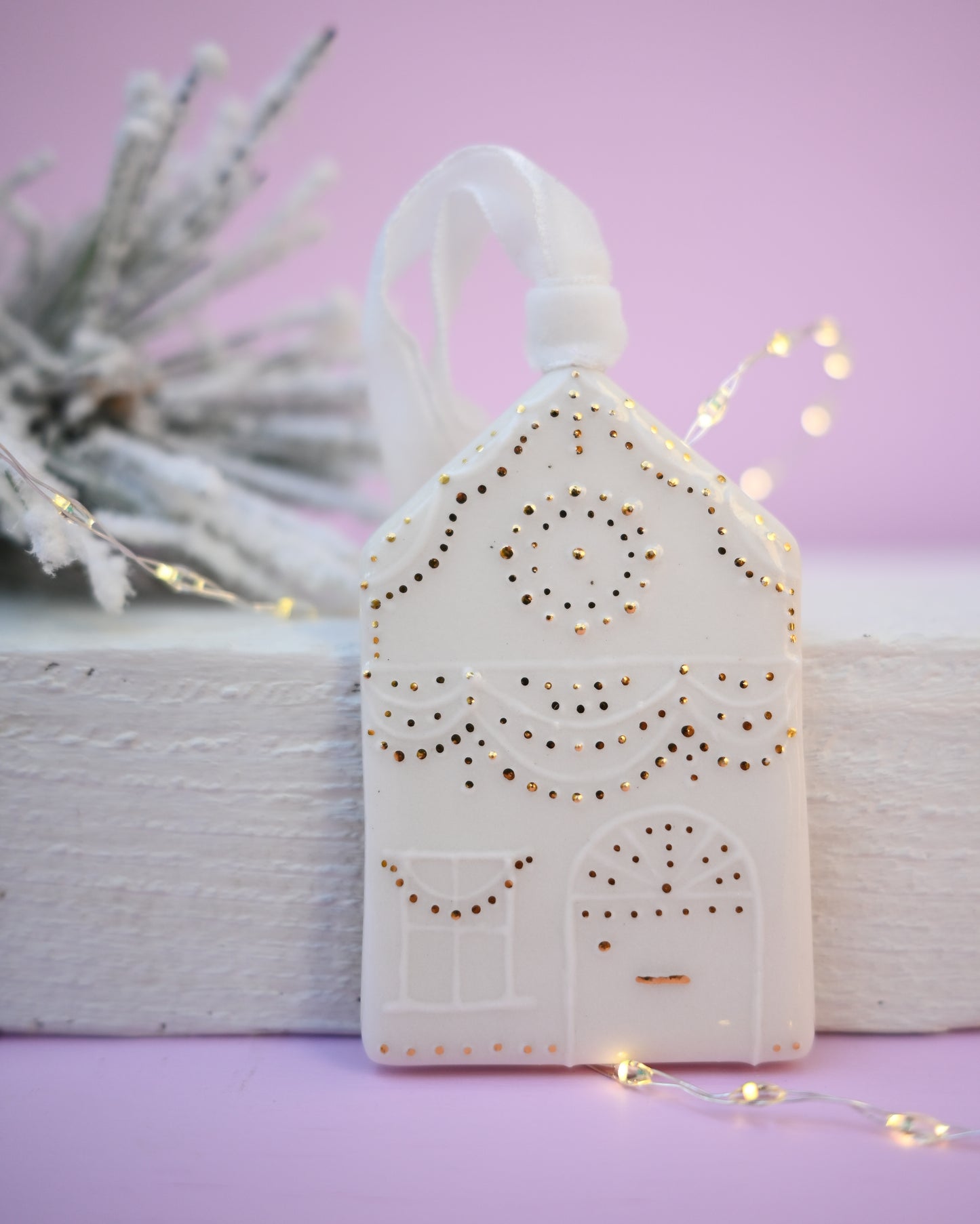 Christmas House Ornament