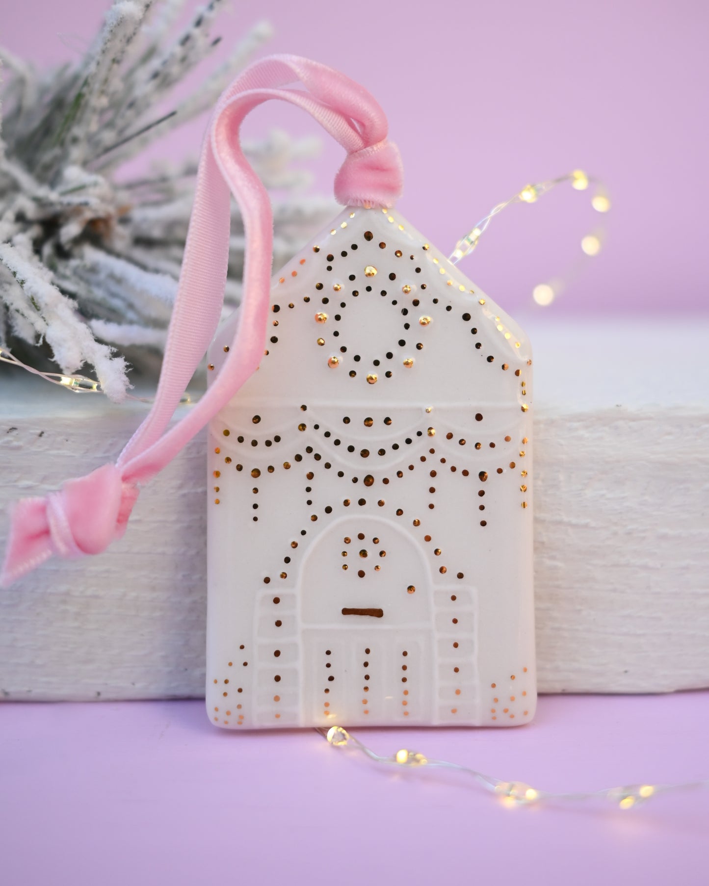 Christmas House Ornament