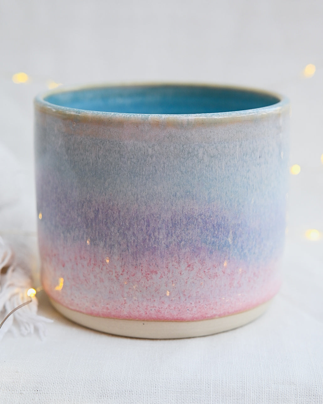 Turquoise & Pink Pot