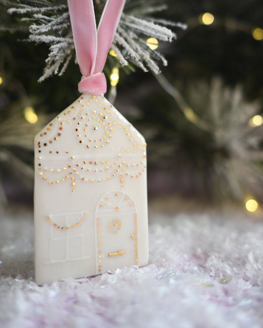 Christmas House Ornament