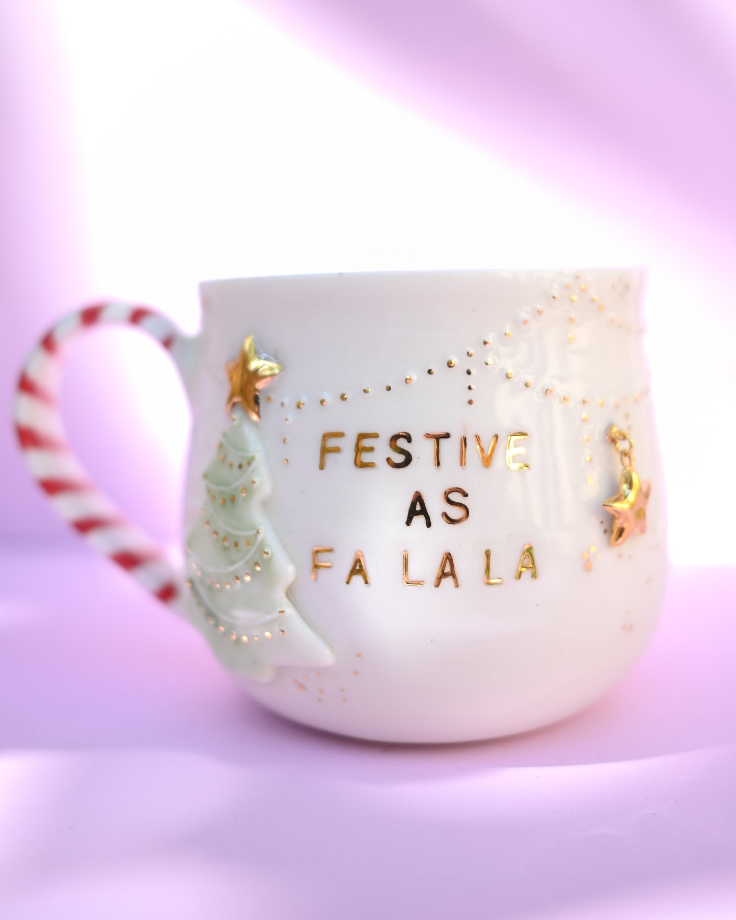 'FESTIVE AS FA LA LA' Christmas Mug