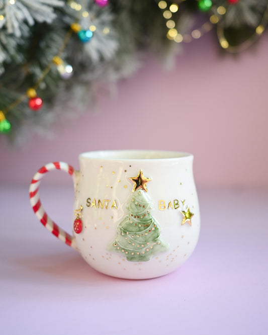 'SANTA BABY' Christmas Mug