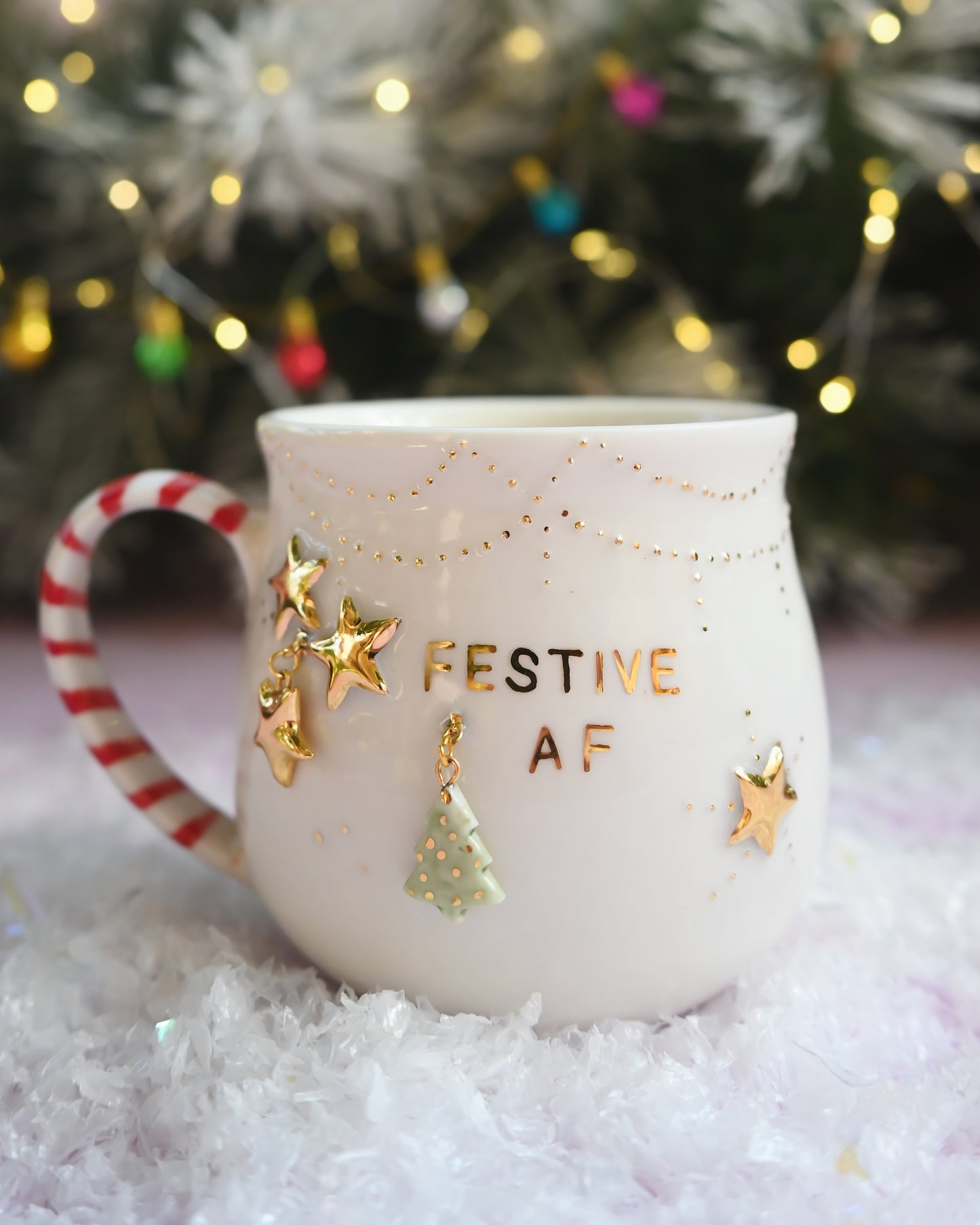 'FESTIVE AF' Christmas Mug