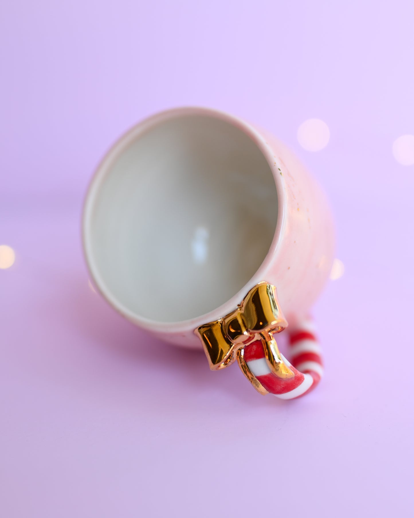 Pink Porcelain Festive Mug