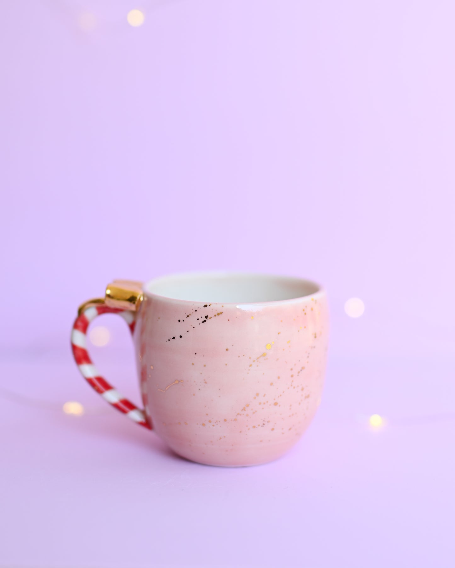 Pink Porcelain Festive Mug