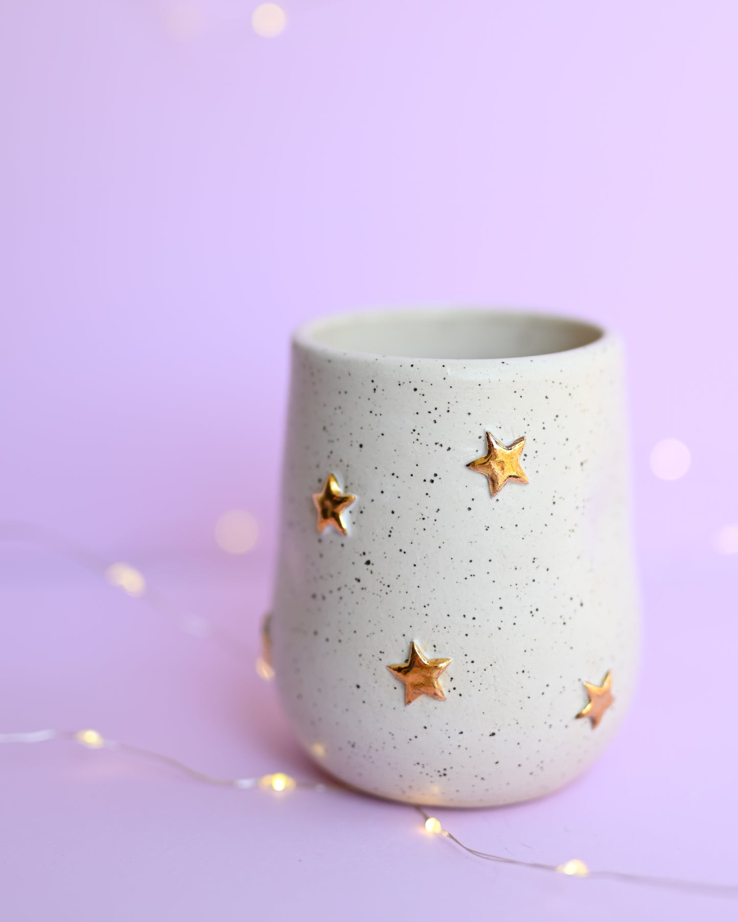 White Speckle Star Tumbler 6