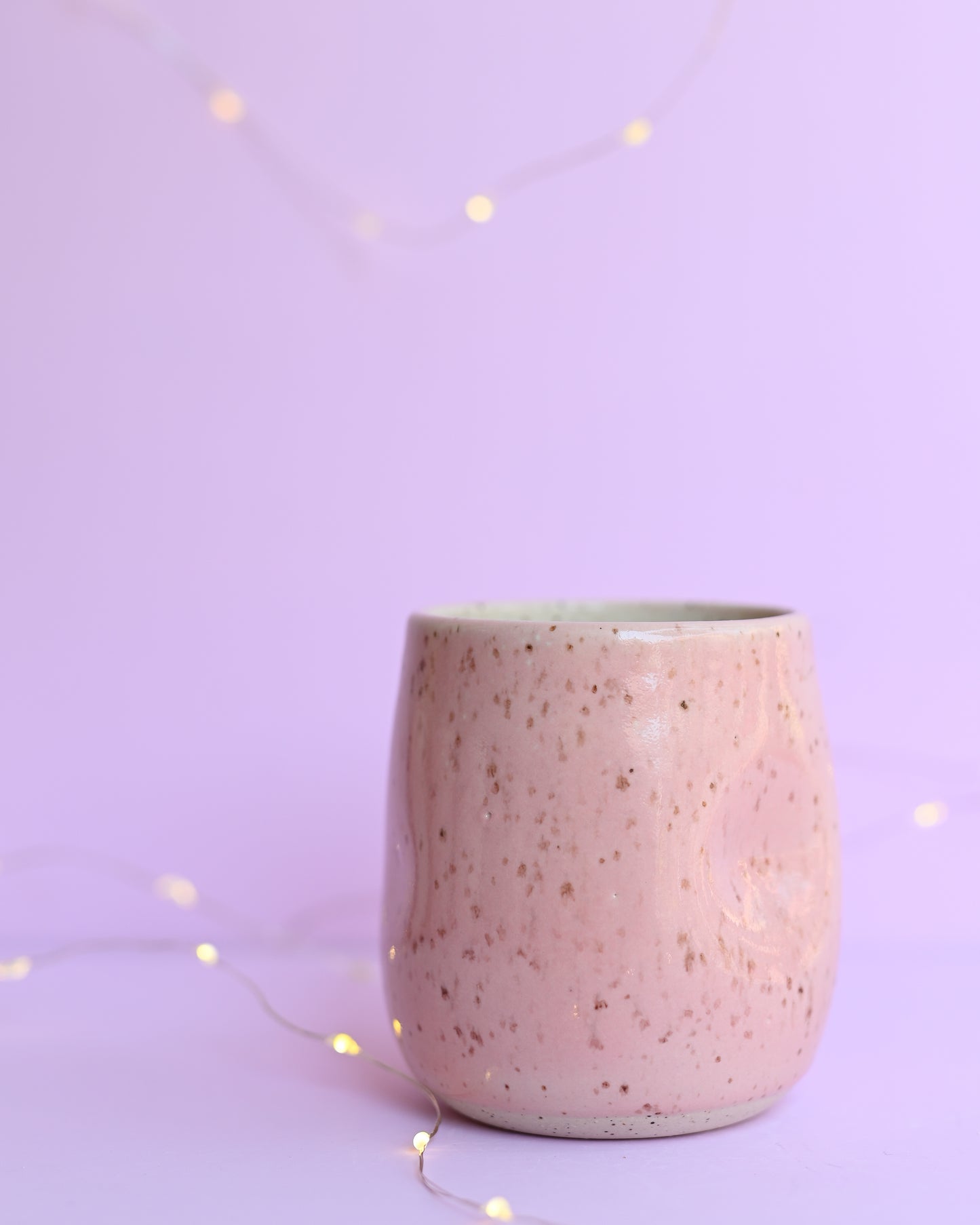 Pink Speckle Tumbler