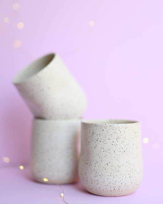 White Speckle Tumbler