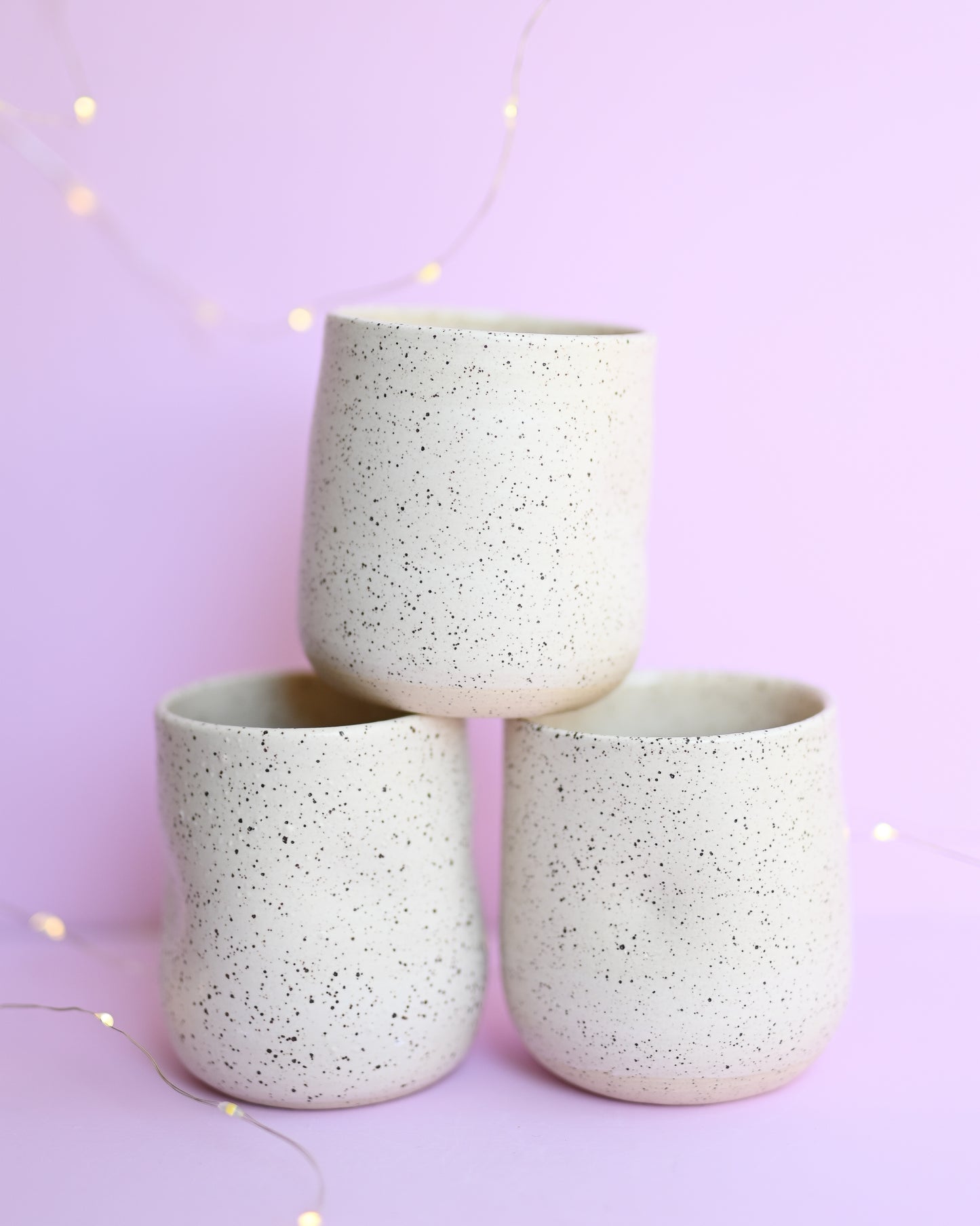 White Speckle Tumbler