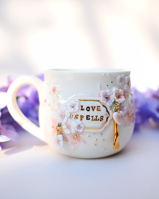 'Love Spells ' Cauldron Mug