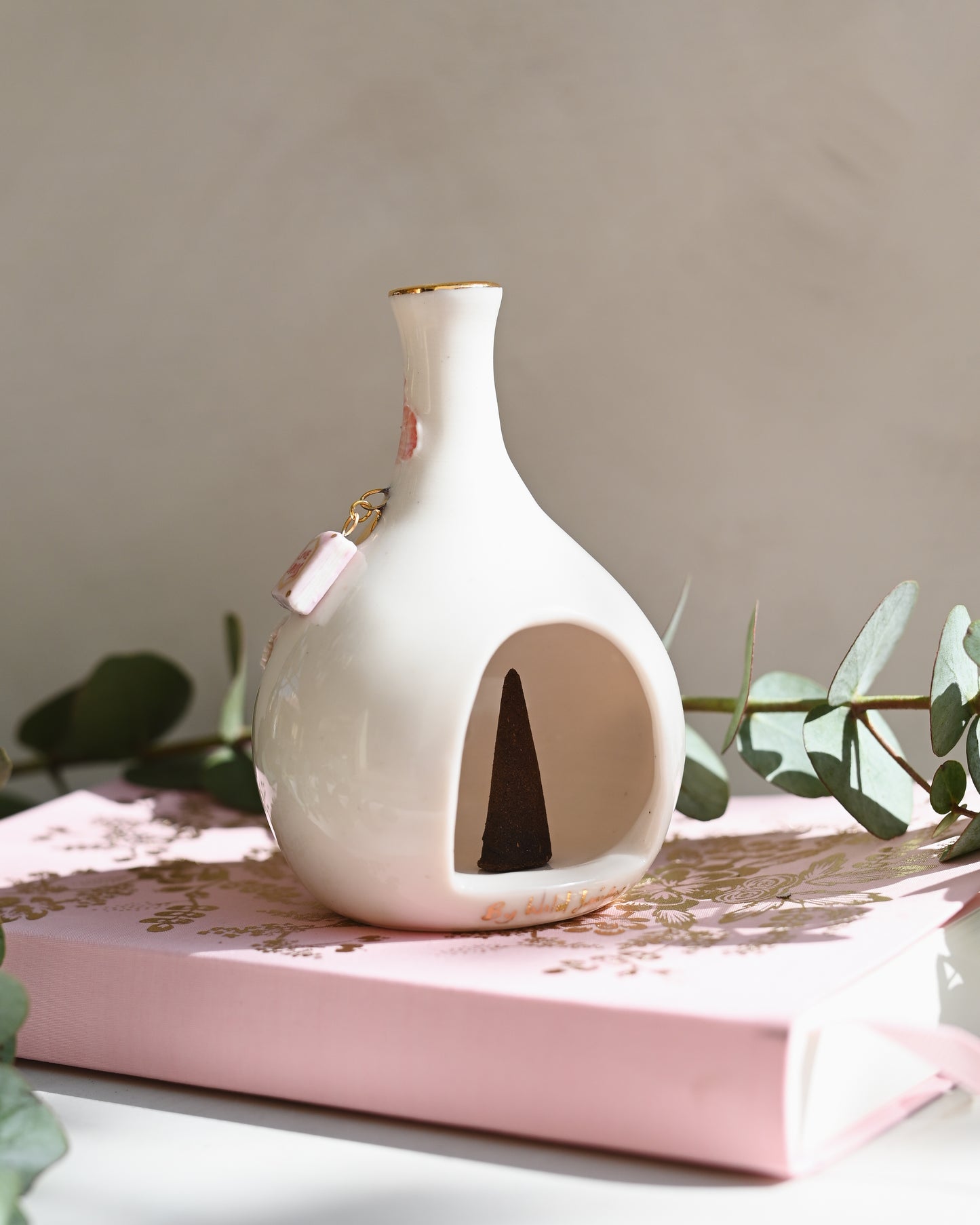 Floral 'Tears' Bottle Incense Burner