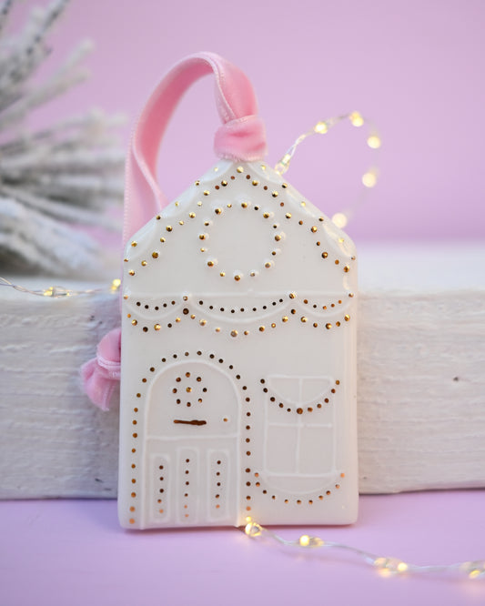 Christmas House Ornament
