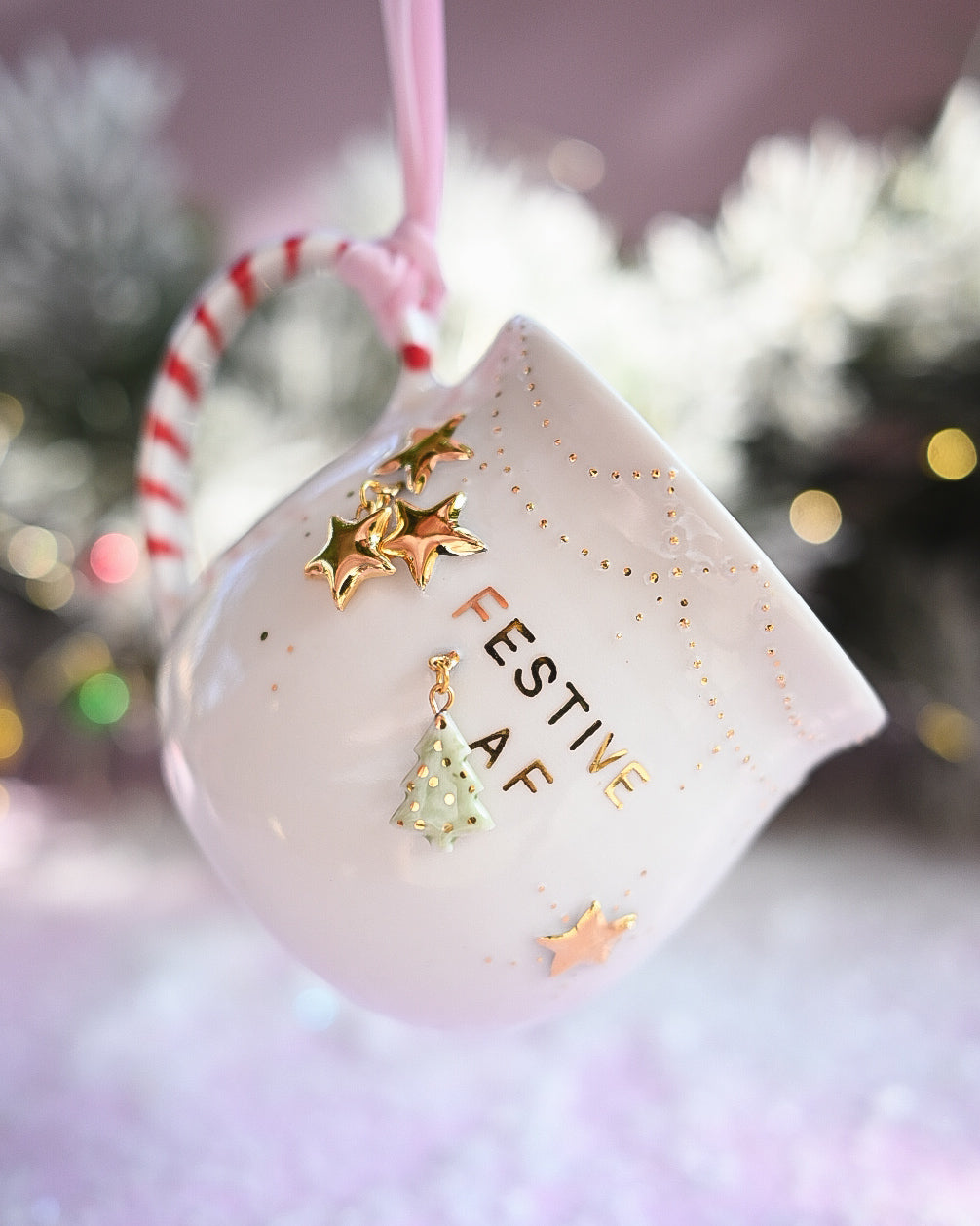 'FESTIVE AF' Christmas Mug