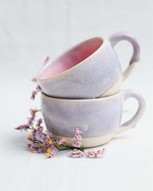Lilac & Pink Cup
