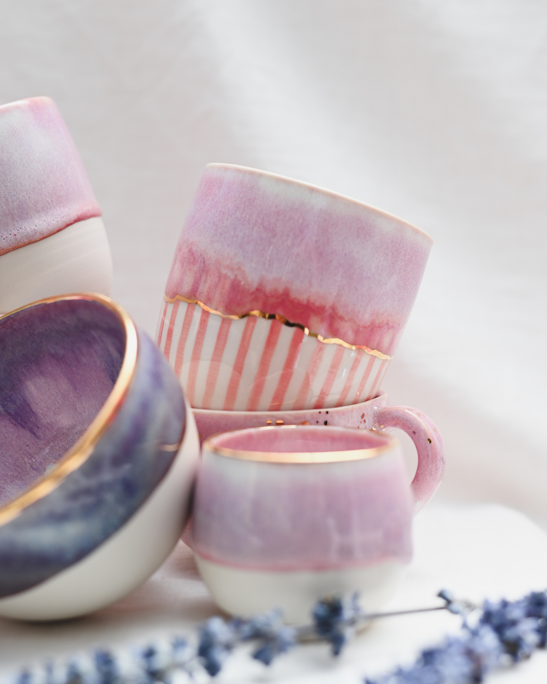 Pink Espresso Cup